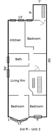 $3,750 | 181 Northampton Street, Unit 3, Boston, MA 02118