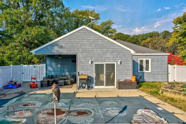 a front view of a house with a porch