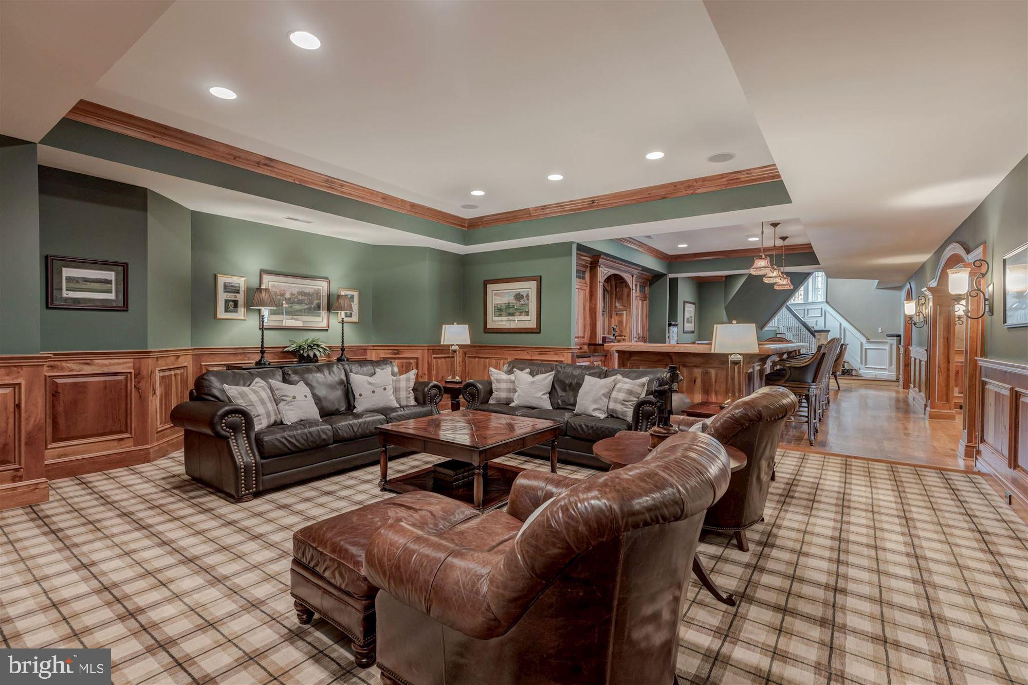 733 Springvale Road Great Falls, VA 22066 - Photo 50 of 74 Rec Room w/ generous seating, built in TV's