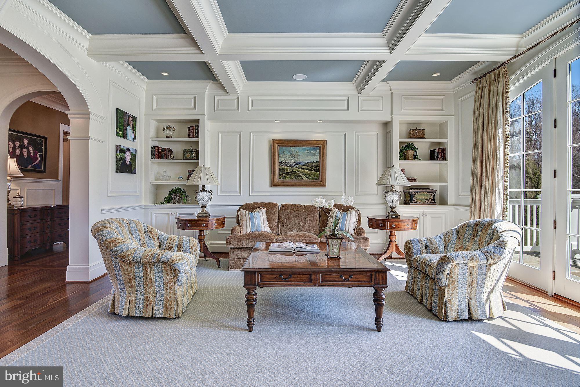 features arched French Doors to rear