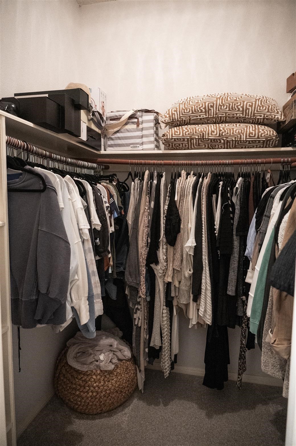 77 Panorama Drive Conroe, TX 77304 - Photo 32 of 49 a view of walk in closet with clothes and shoes