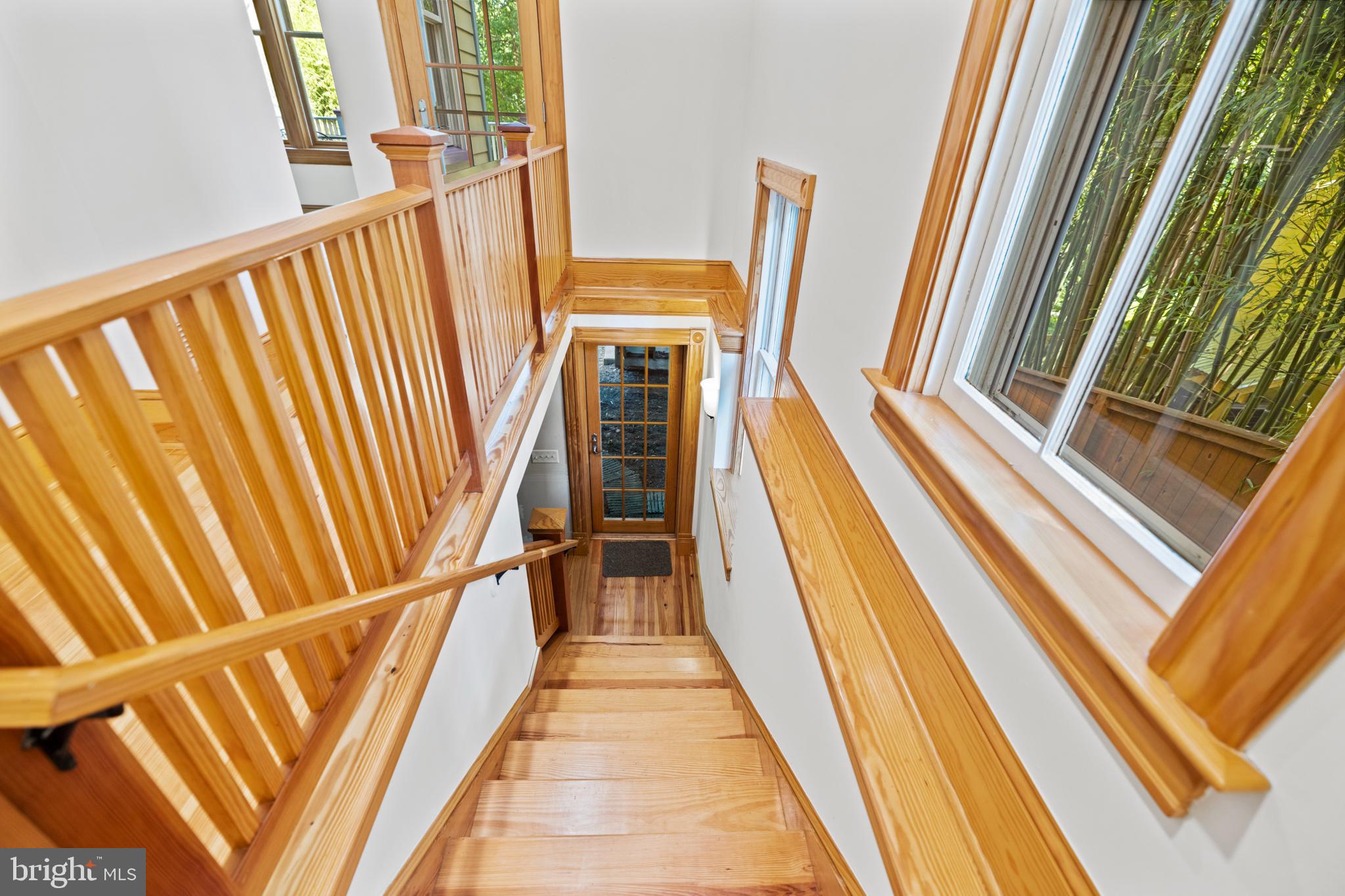 7311 Baltimore Avenue Takoma Park, MD 20912 - Photo 49 of 71 Staircase to Lower Level & Door to Yard