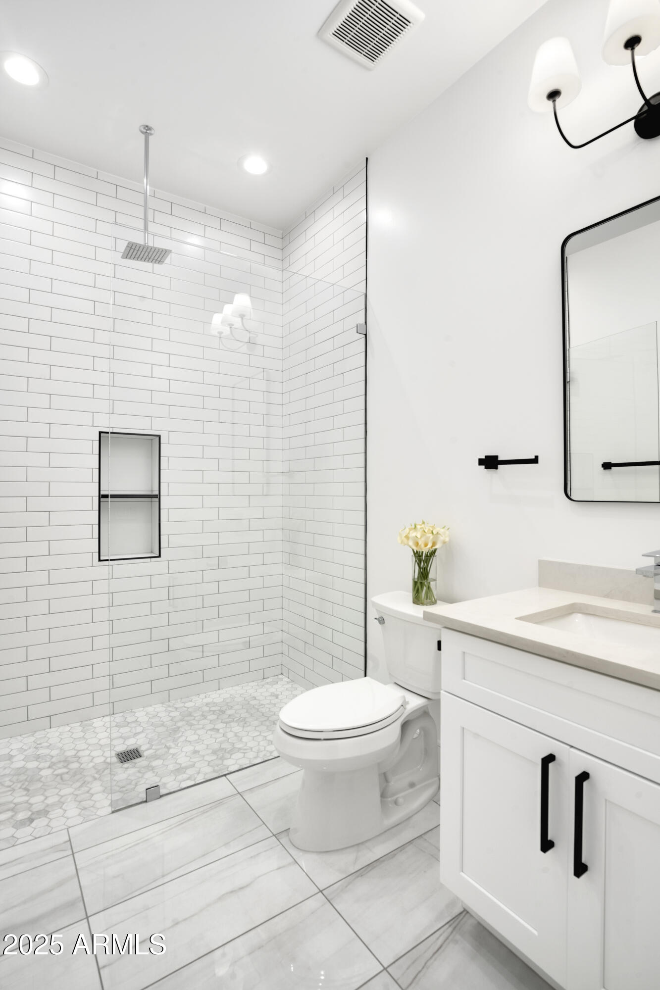 2912 East Pierson Street Phoenix, AZ 85016 - Photo 26 of 39 a bathroom with a sink a toilet and shower