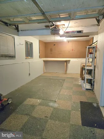 a view of a storage room