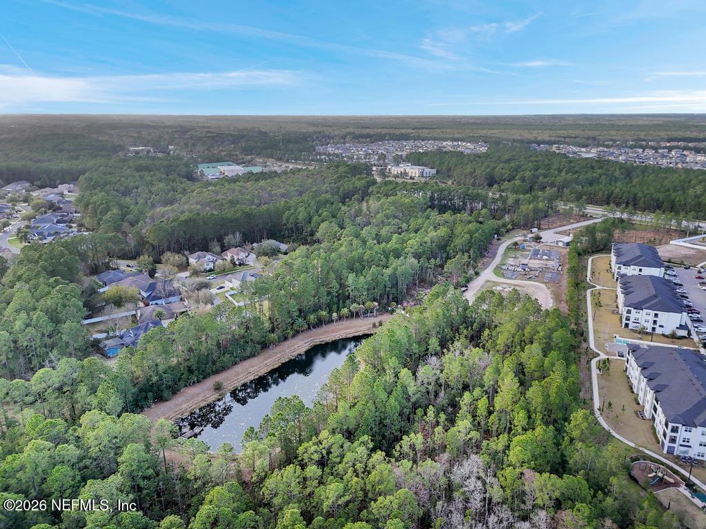 4280 Race Track Road St. Johns, FL 32259 - Photo 12 of 12 an aerial view of green landscape with trees houses and mountain view