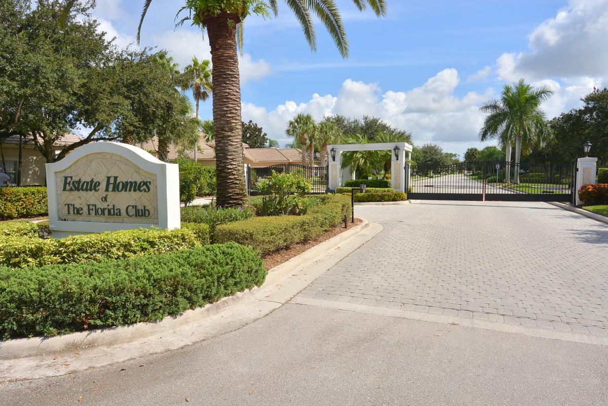 901 Southwest Blue Stem Way Stuart, FL 34997 - Photo 43 of 51 Estates Gated Entrance