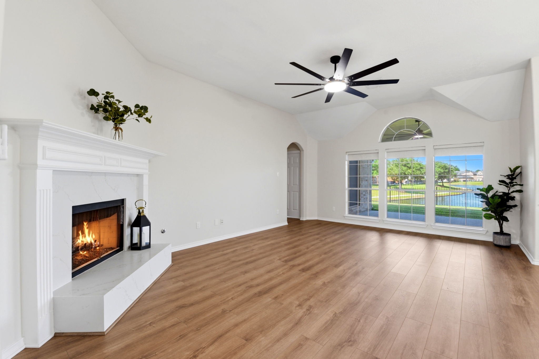 29819 South Legends Village Circle Spring, TX 77386 - Photo 12 of 48 a view of an empty room window and wooden floor