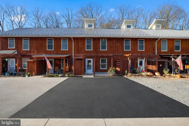 a front view of an apartment