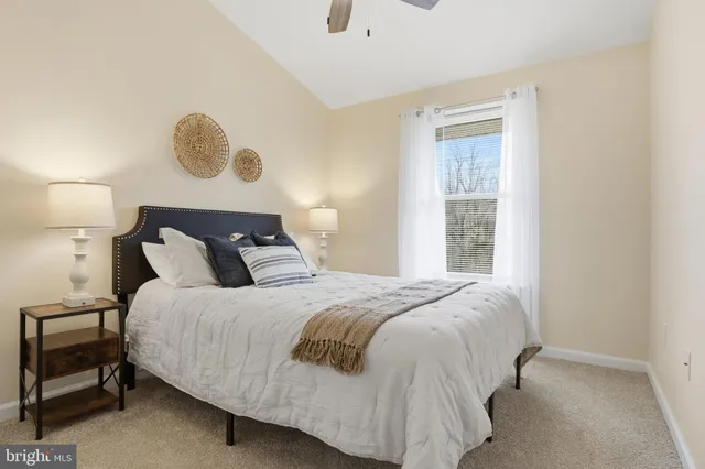 a bed room with a bed