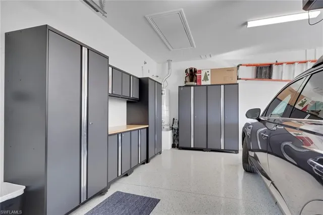 a view of a storage & utility room with stuff