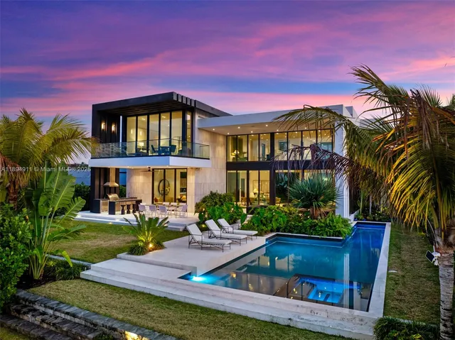 a view of a house with a swimming pool