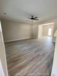 754 Walker (lot 1) Road Rockingham, NC 28379 - Photo 19 of 50 wooden floor in an empty room