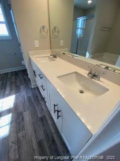 754 Walker (lot 1) Road Rockingham, NC 28379 - Photo 34 of 50 a bathroom with a sink and a mirror