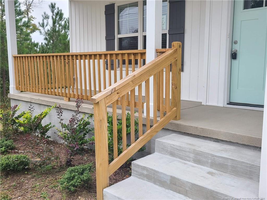 754 Walker (lot 1) Road Rockingham, NC 28379 - Photo 47 of 50 a view of balcony with staircase