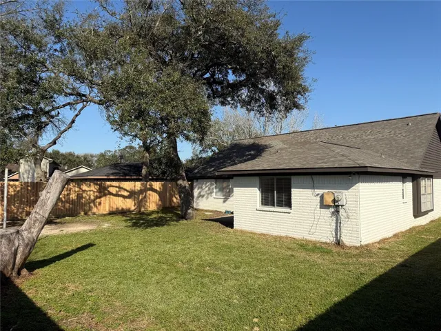 a view of outdoor space and yard