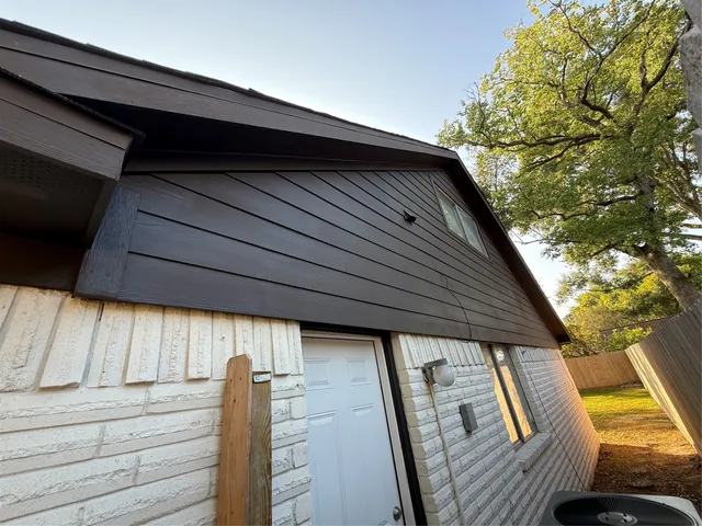 a view of outdoor space and deck