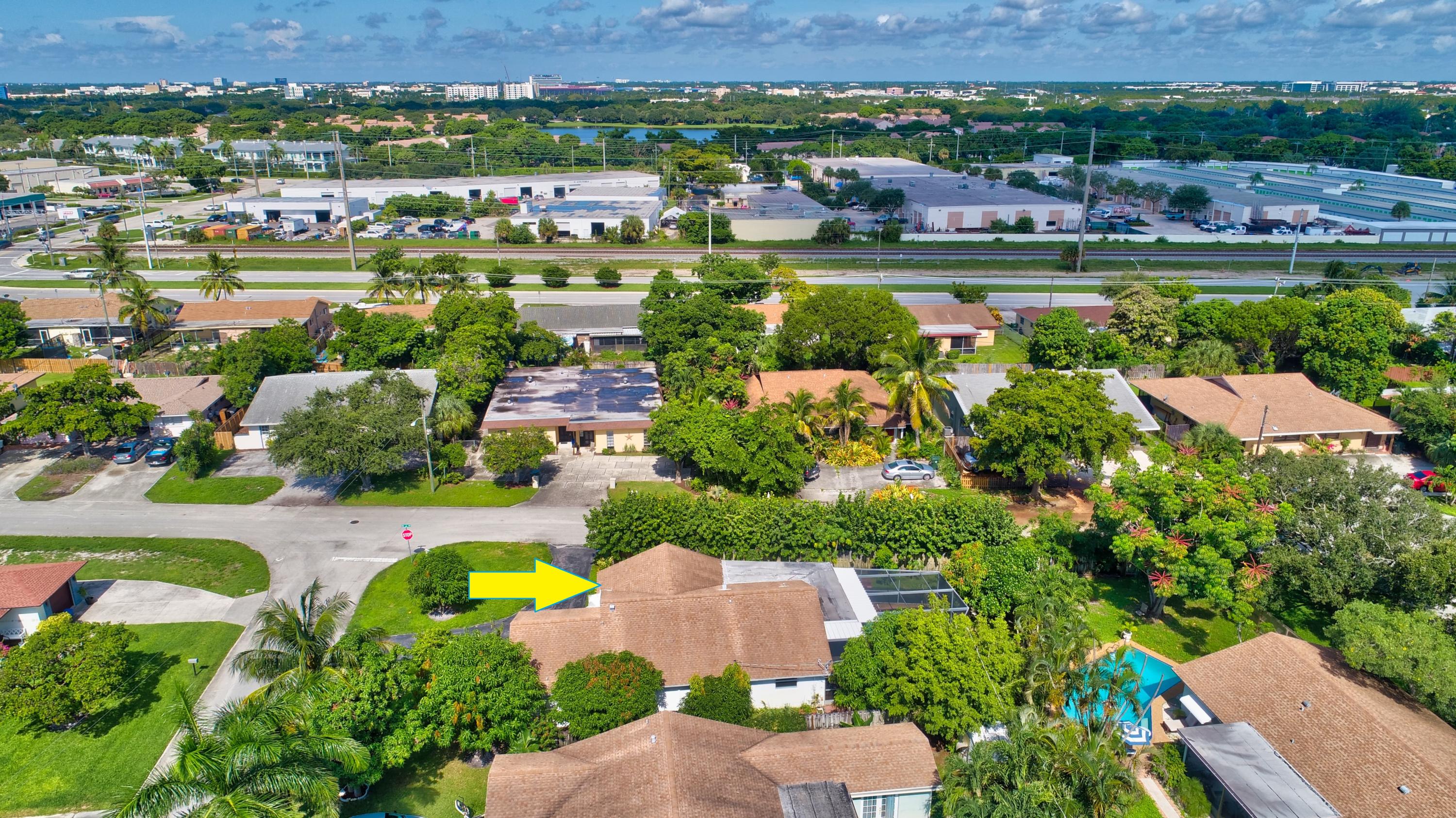 201 Northeast 28th Terrace Boca Raton, FL 33431 - Photo 35 of 36 West Aerial 1