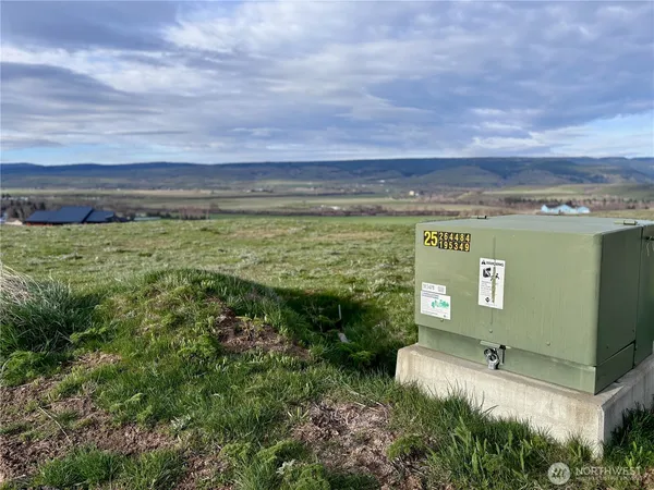 an aerial view of a houses with outdoor space