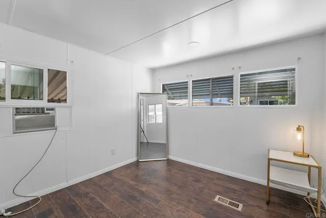 wooden floor in an empty room