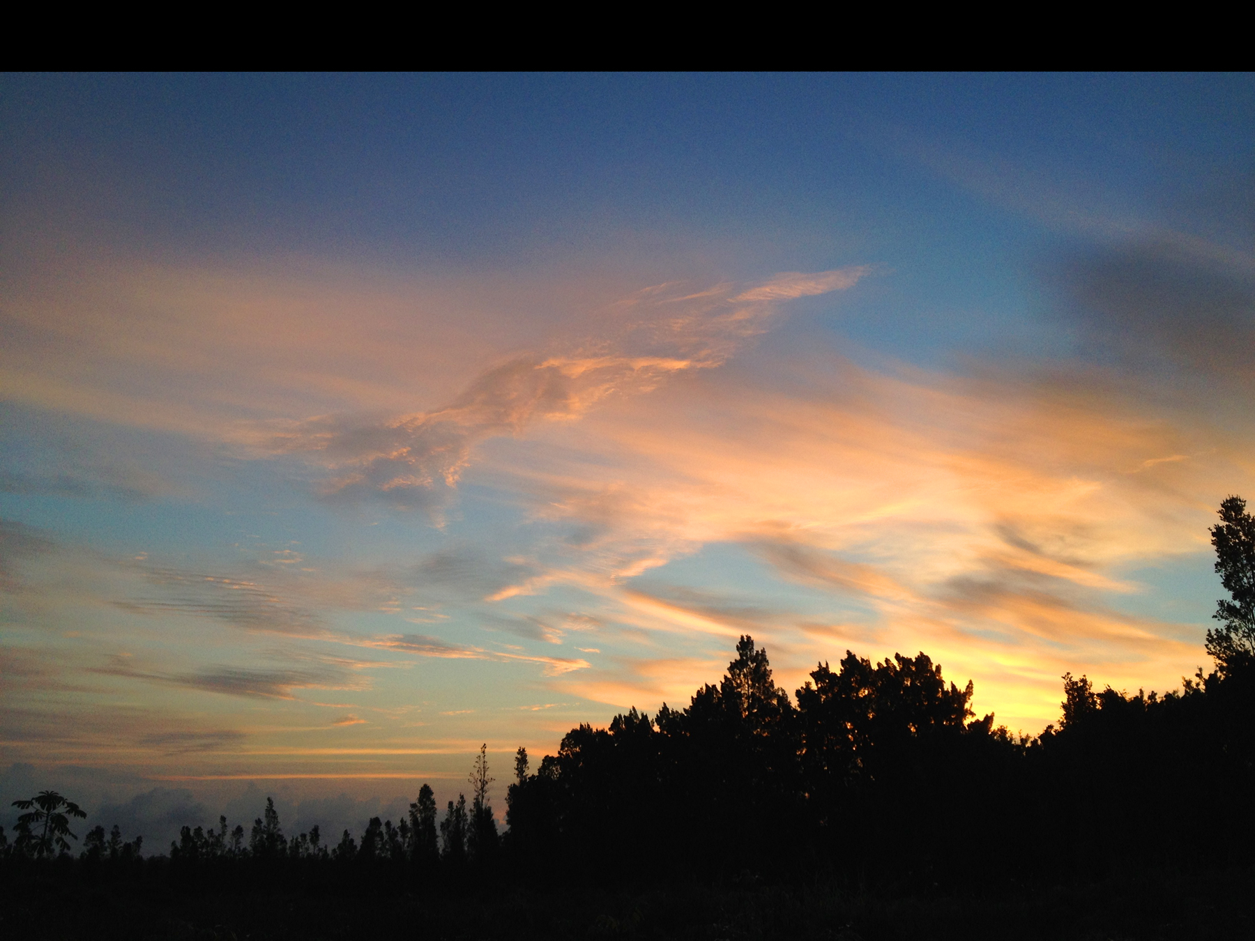 2444 Uhini Ana Road Mountain View, HI 96771 - Photo 22 of 27 a view of sunset