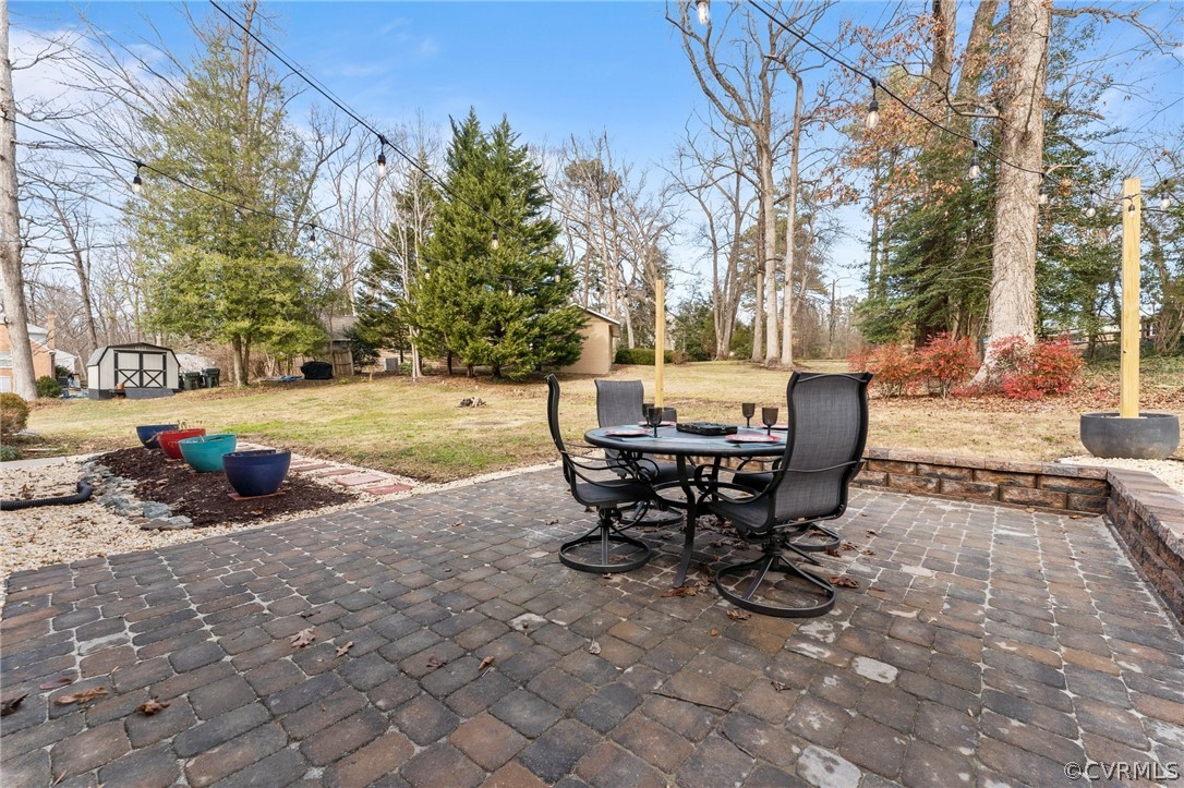 8600 Burgundy Road Richmond, VA 23235 - Photo 29 of 32 NEW 16'x18' custom patio with retaining wall and 1/8' slope for built-in drainage.