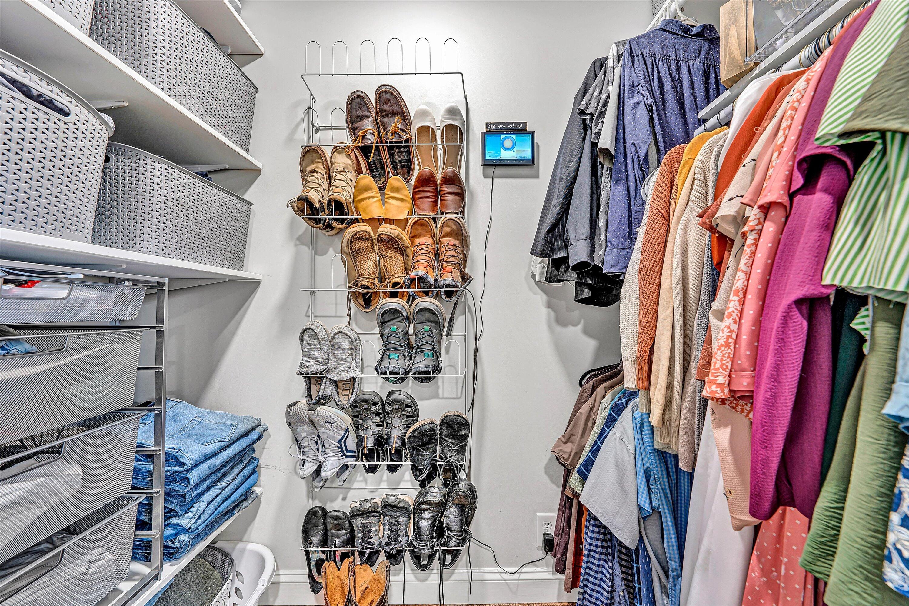 1990 Edwardsville Road Hardy, VA 24101 - Photo 21 of 45 a view of walk in closet with clothes and shoes