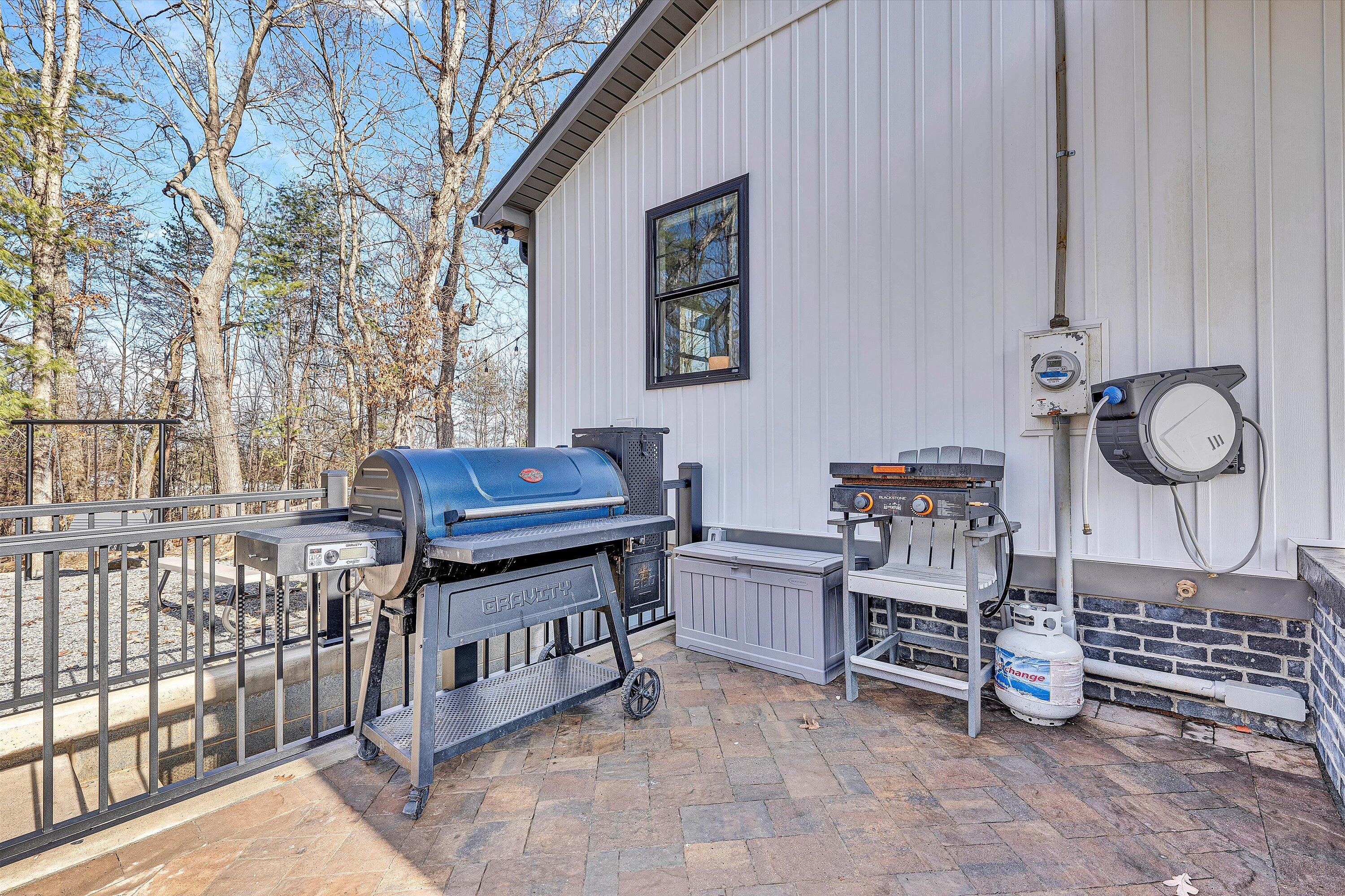 1990 Edwardsville Road Hardy, VA 24101 - Photo 29 of 45 a view of a chairs and table in the back yard of the house