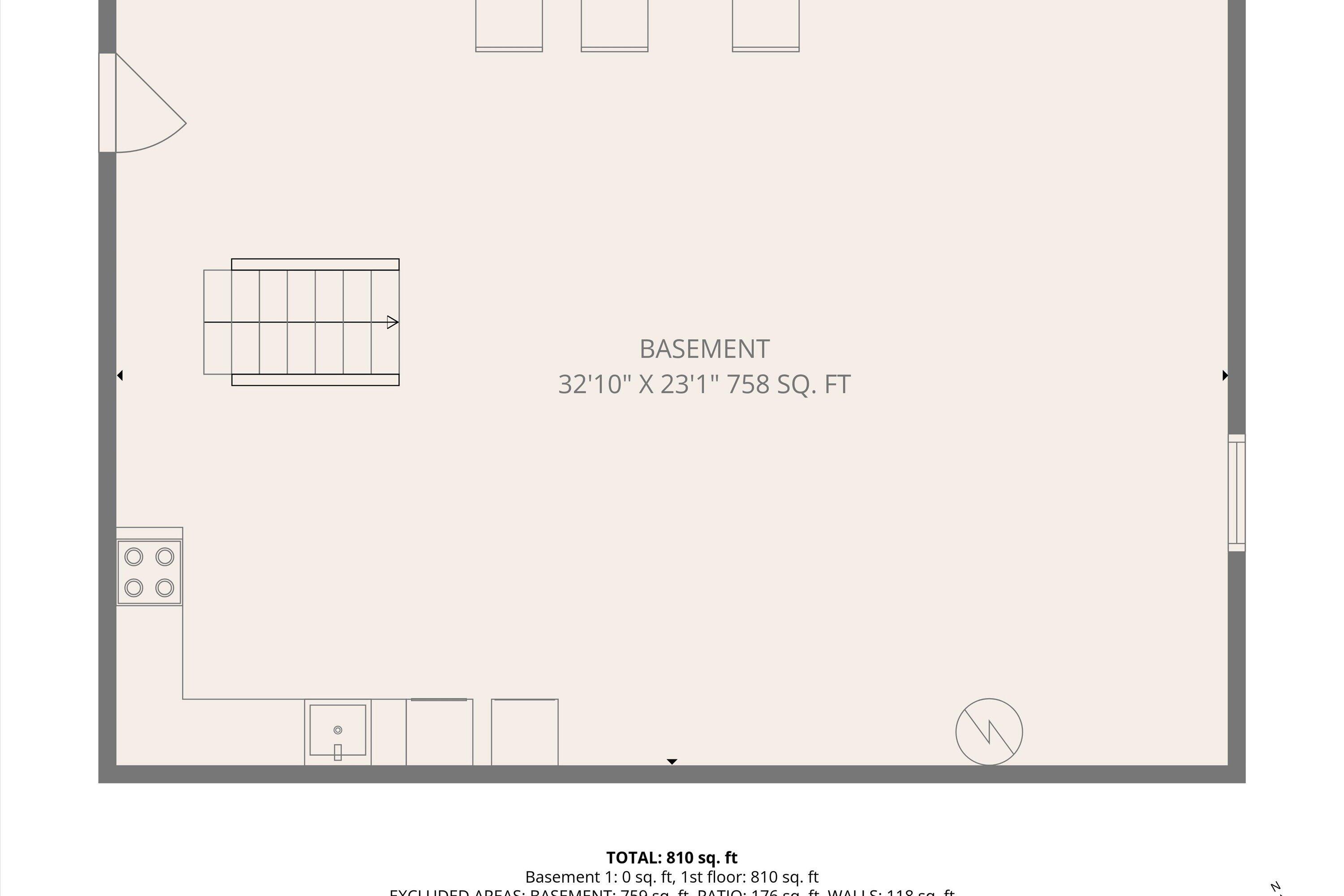 1990 Edwardsville Road Hardy, VA 24101 - Photo 44 of 45 a black and white photo of a floor