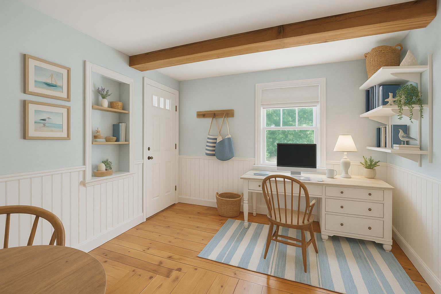 21 Clay Pit Road Edgartown, MA 02539 - Photo 14 of 20 a bedroom with furniture and a wooden floor