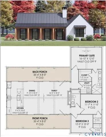 a view of a back yard