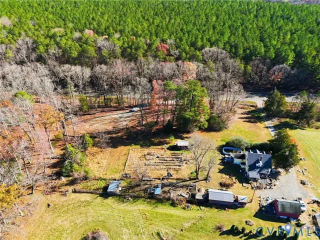 a view of a lake with boats and trees