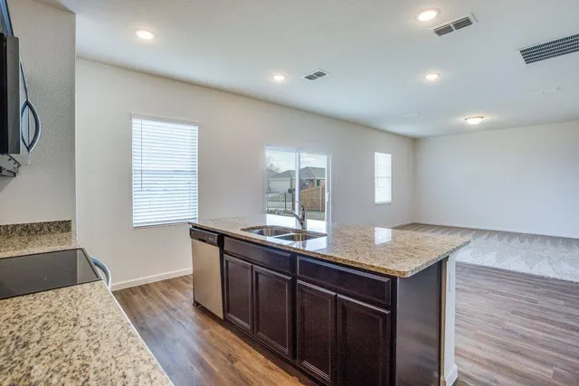 a view of a backyard with a garden