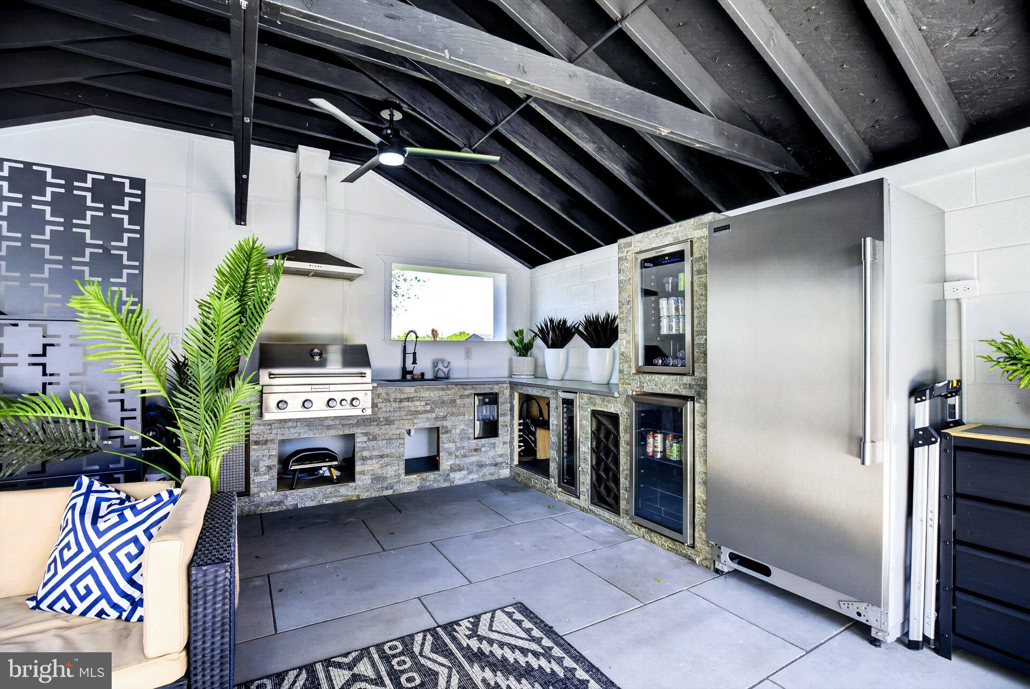 25015 Mt Pleasant Road Columbus, NJ 08022 - Photo 49 of 59 Stylish outdoor kitchen oasis.