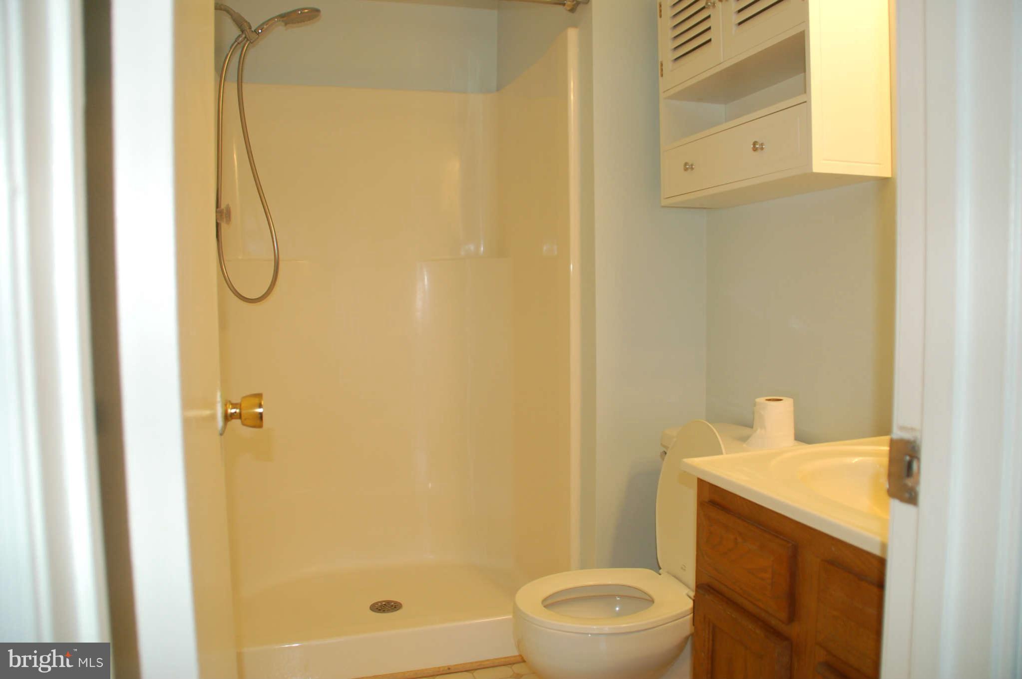 13982 New Braddock Road Centreville, VA 20121 - Photo 9 of 16 a bathroom with a granite countertop shower and a toilet