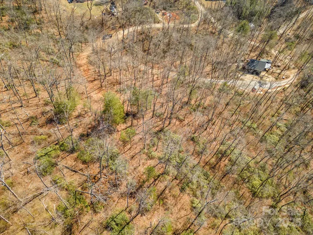 a view of backyard of a house