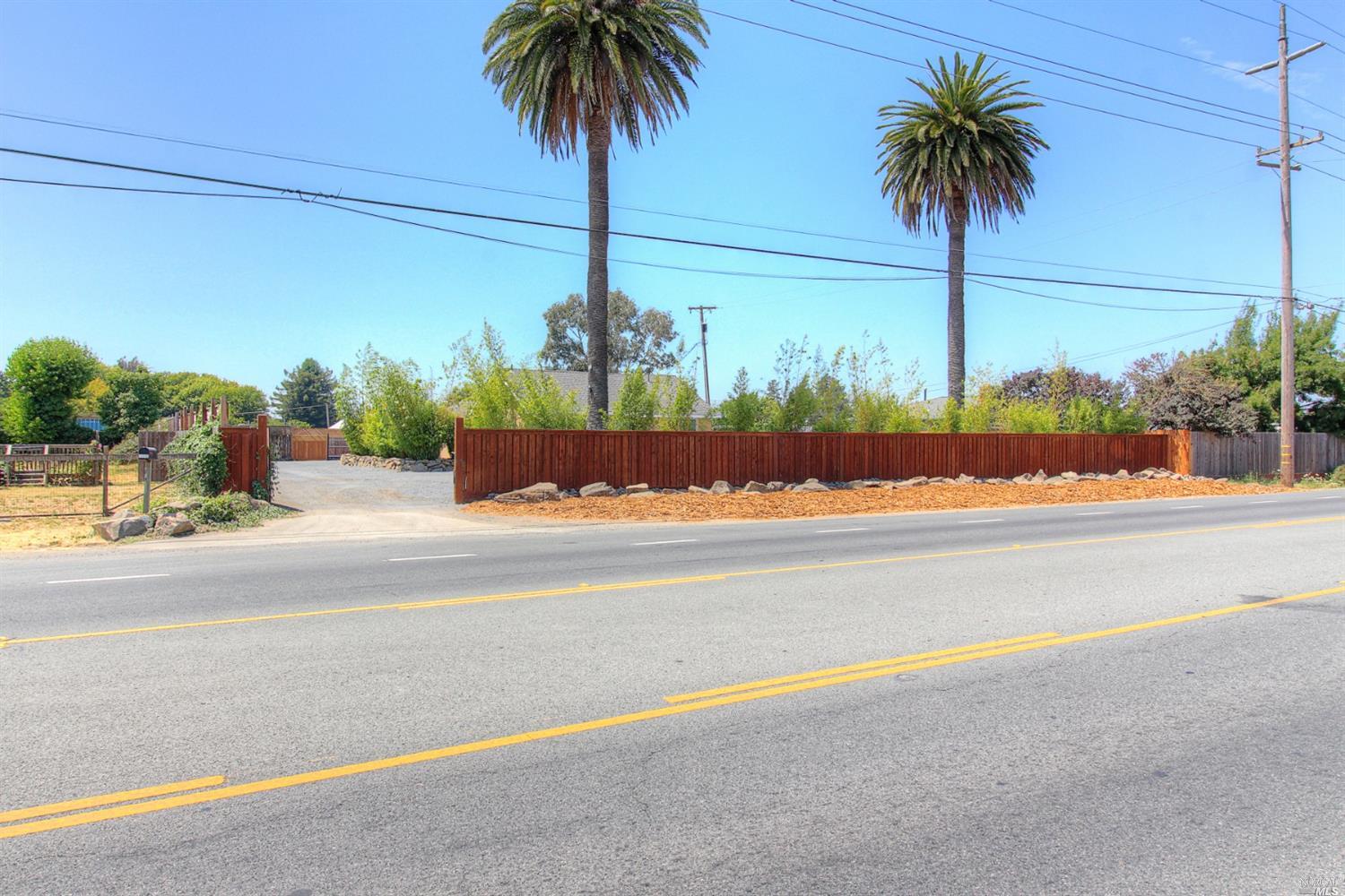 3187 Stony Point Road Santa Rosa, CA 95407 - Photo 1 of 1 Completely fenced property with Bamboo gracing the front East fence. Two of the oldest ,most impressive Canary Island Palms in all of Santa Rosa.This property was originally the entrance to Dr. Butler's estate.