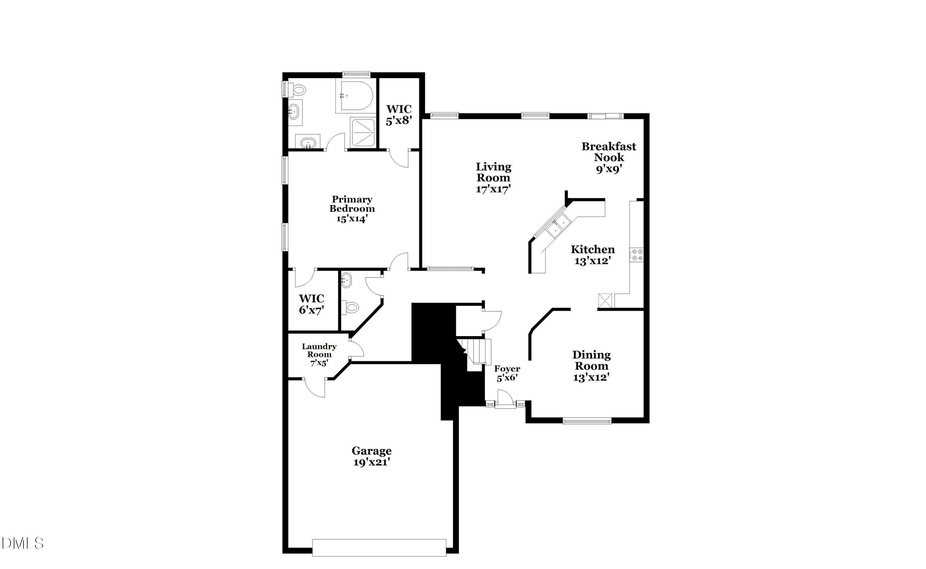 2231 Lazy River Drive Raleigh, NC 27610 - Photo 16 of 17 a picture of a bench in a floor