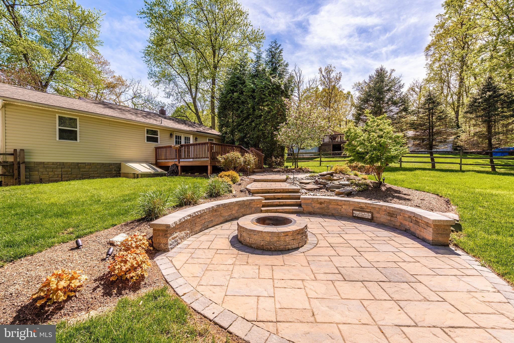 10036 Pine Tree Road Woodsboro, MD 21798 - Photo 25 of 34 Paver Patio, Fire-Pit & Pond