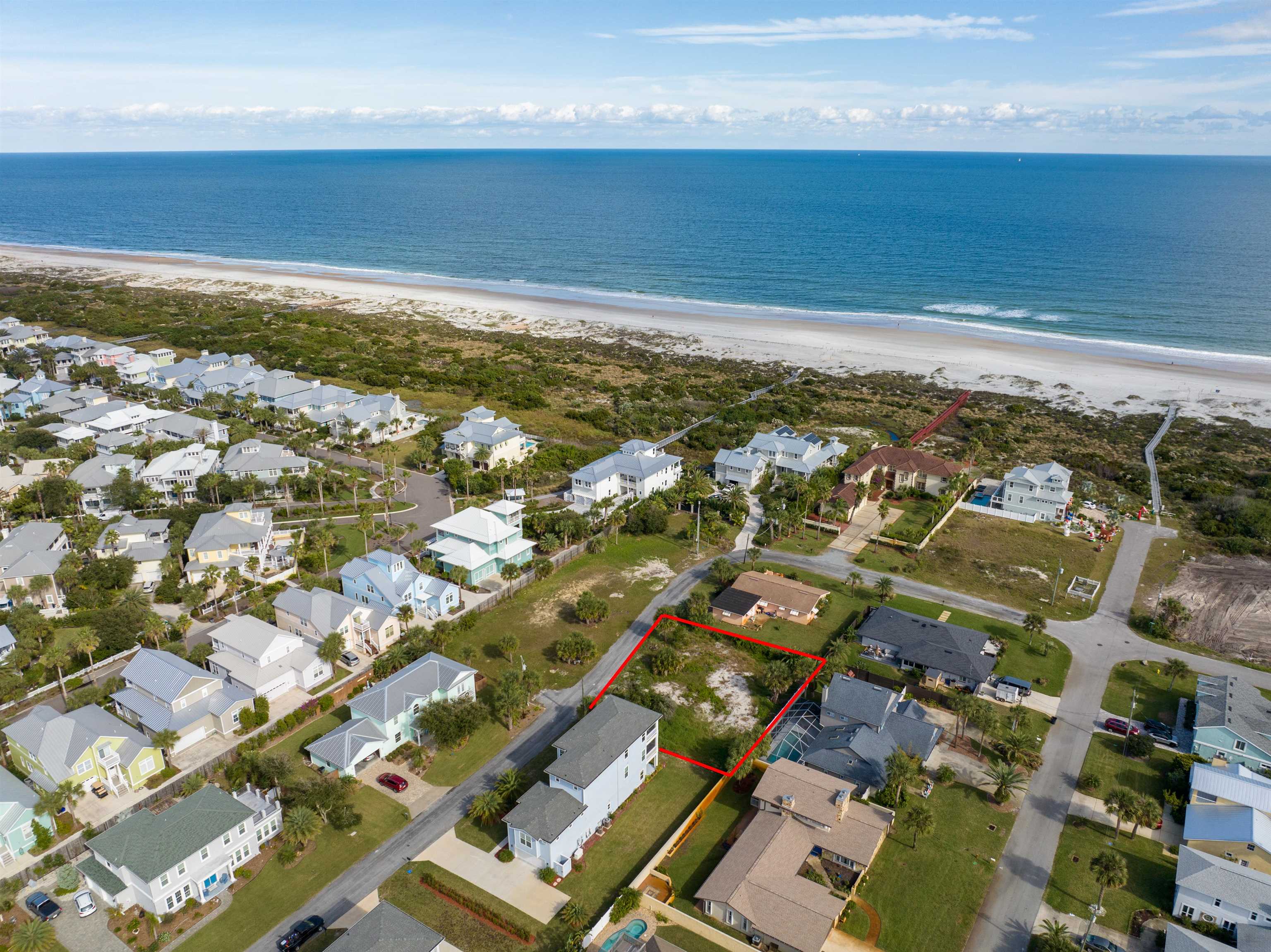 23 Oceanside Circle St. Augustine, FL 32080 - Photo 12 of 22 an aerial view of residential building with parking space