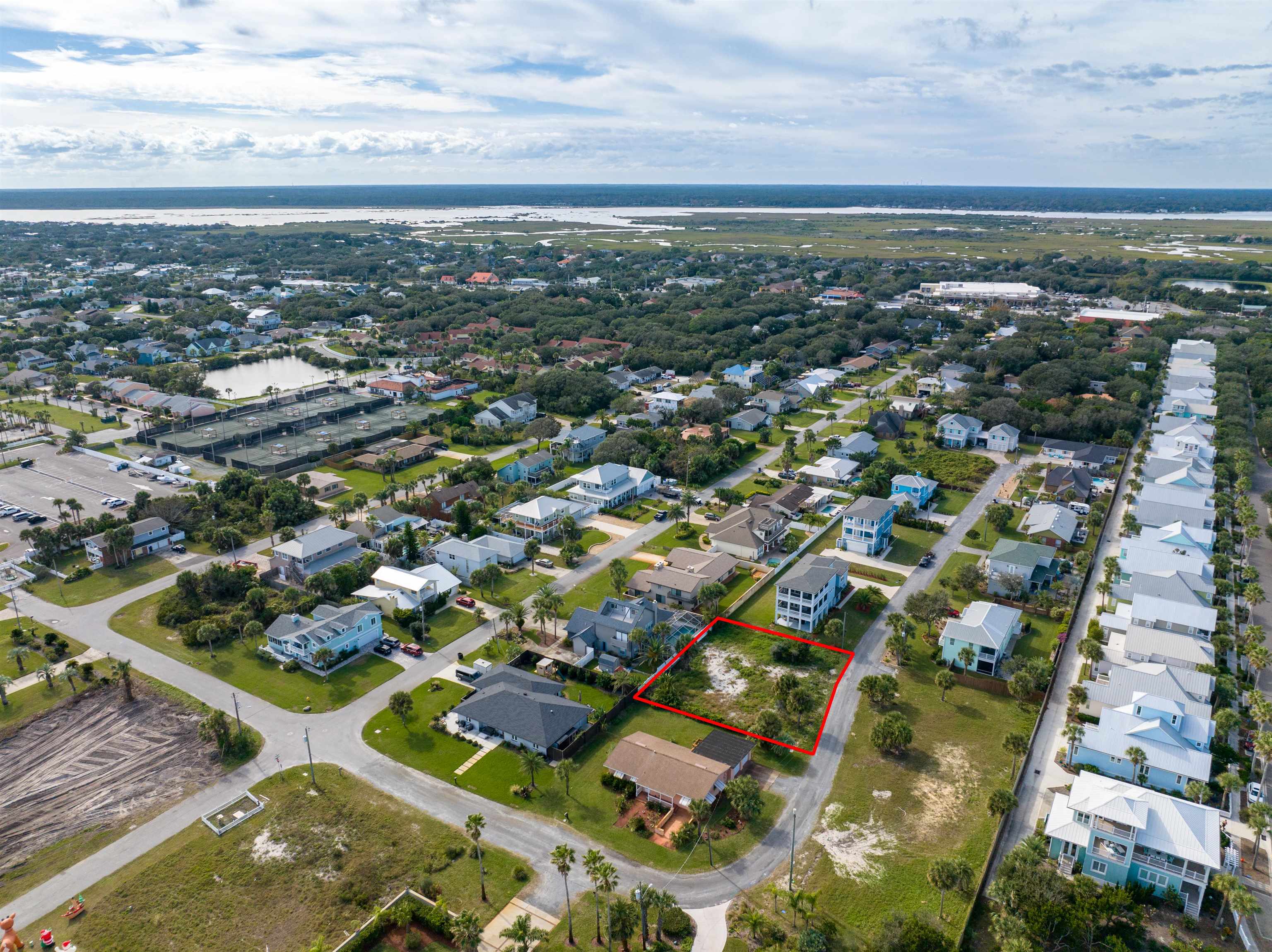 23 Oceanside Circle St. Augustine, FL 32080 - Photo 15 of 22 an aerial view of residential houses with outdoor space