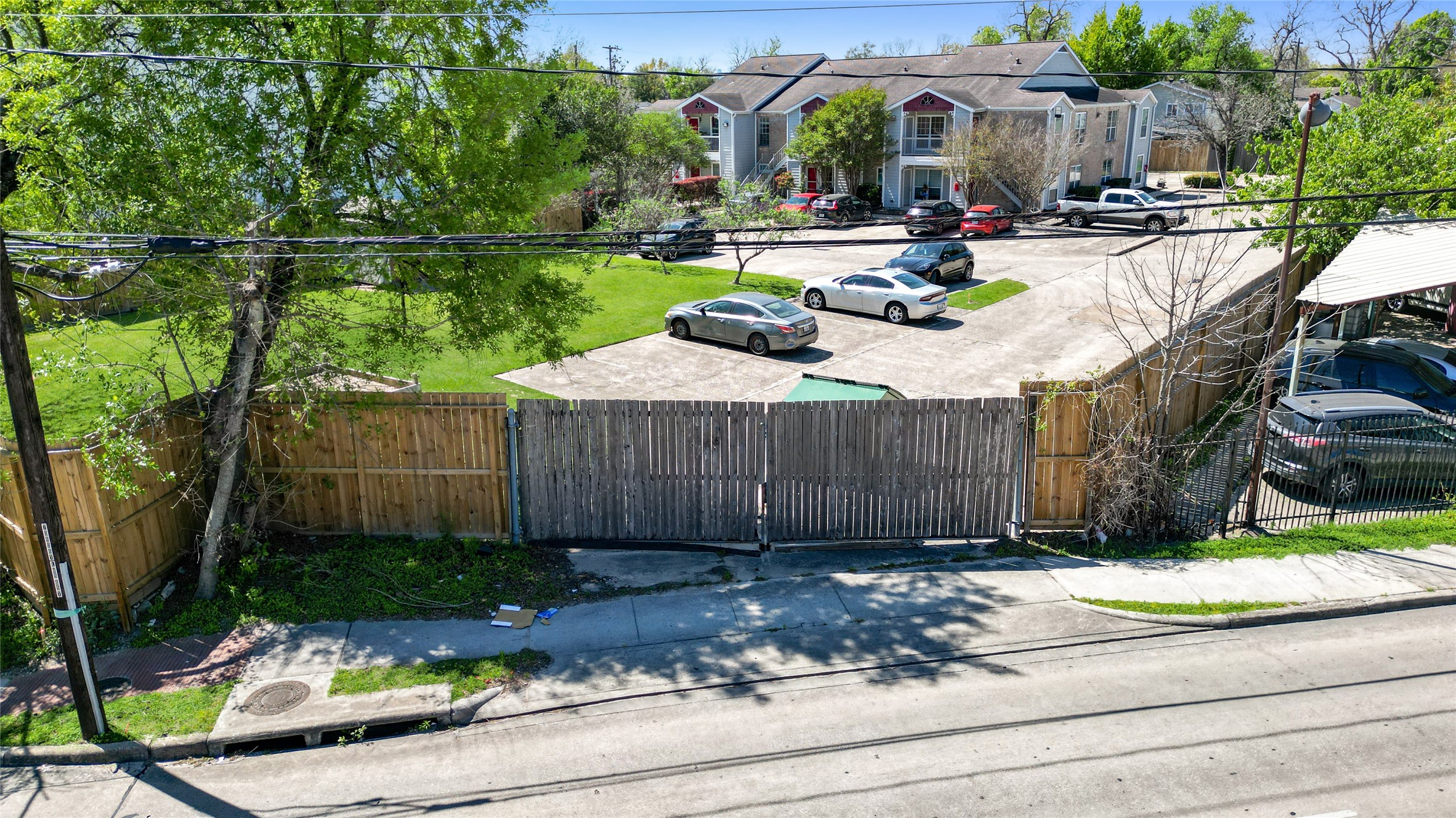 4501 North Main Street Houston, TX 77009 - Photo 10 of 12 a view of swimming pool with a garden and seating area