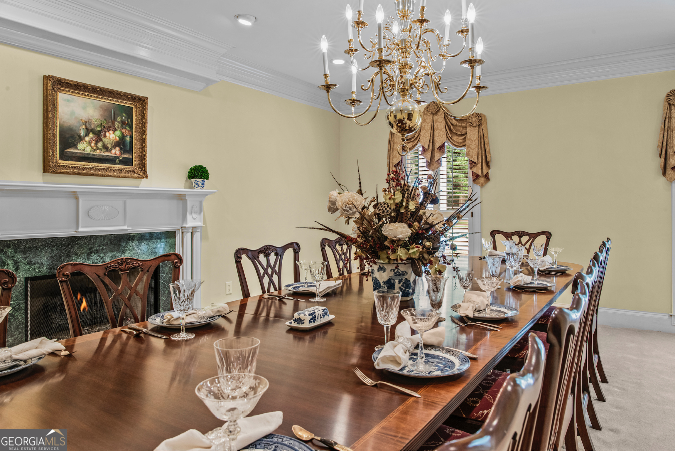 0 Doster Road, Unit 2720 Madison, GA 30650 - Photo 29 of 62 a view of a dining room with furniture a chandelier and wooden floor