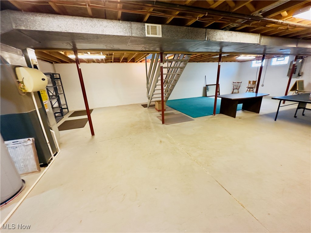 3530 State Road Medina, OH 44256 - Photo 43 of 47 Below grade area with stairway and visible vents