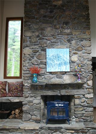 130 Still River Road Harvard, MA 01451 - Photo 8 of 21 a fireplace with window