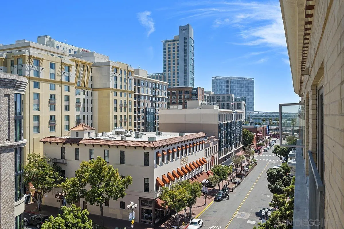 450 J Street, Unit 7071 San Diego, CA 92101 - Photo 1 of 33 a view of a city with tall buildings