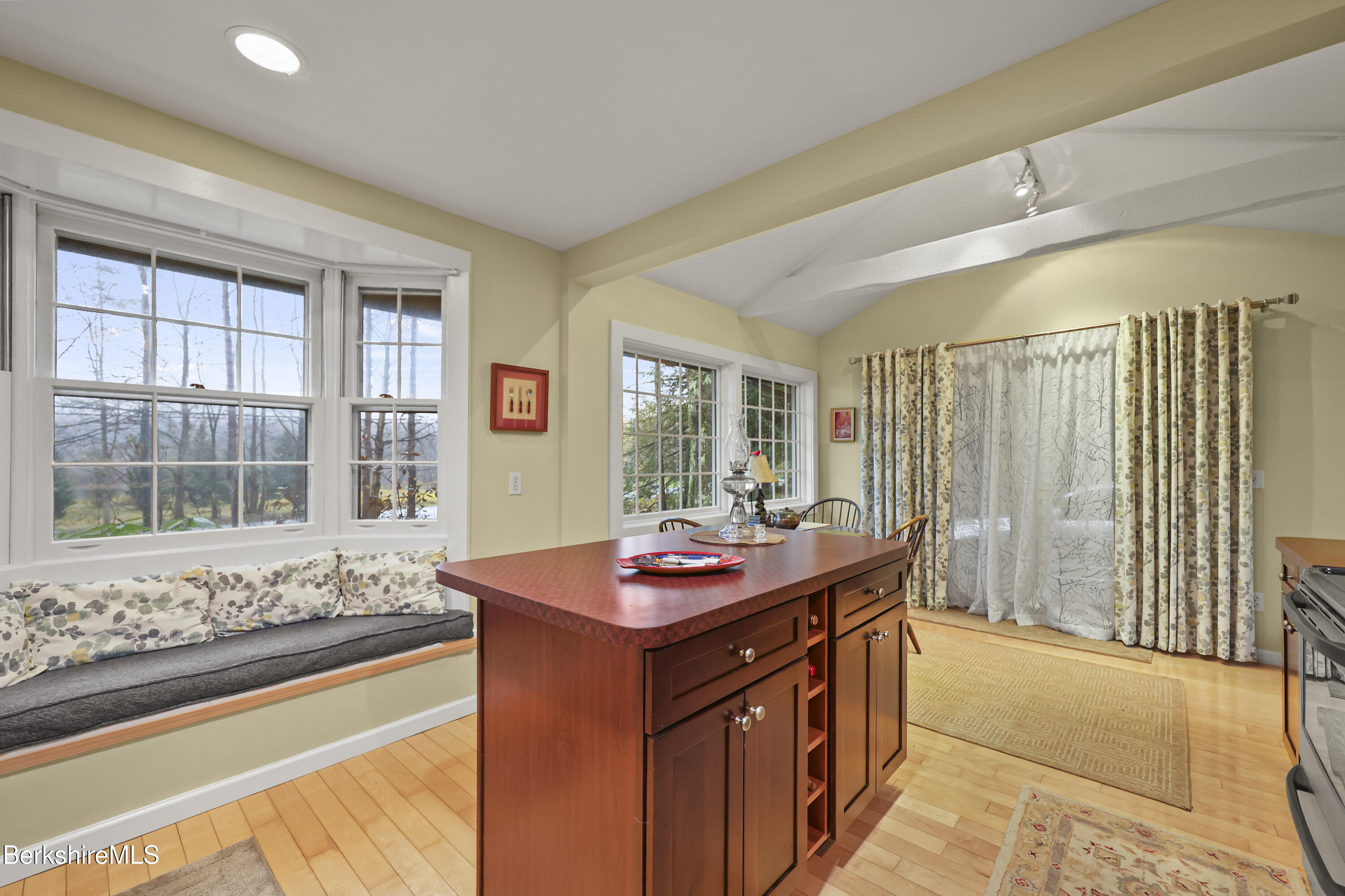36 West Center Road West Stockbridge, MA 01266 - Photo 11 of 30 a kitchen with a sink stove and wooden cabinets