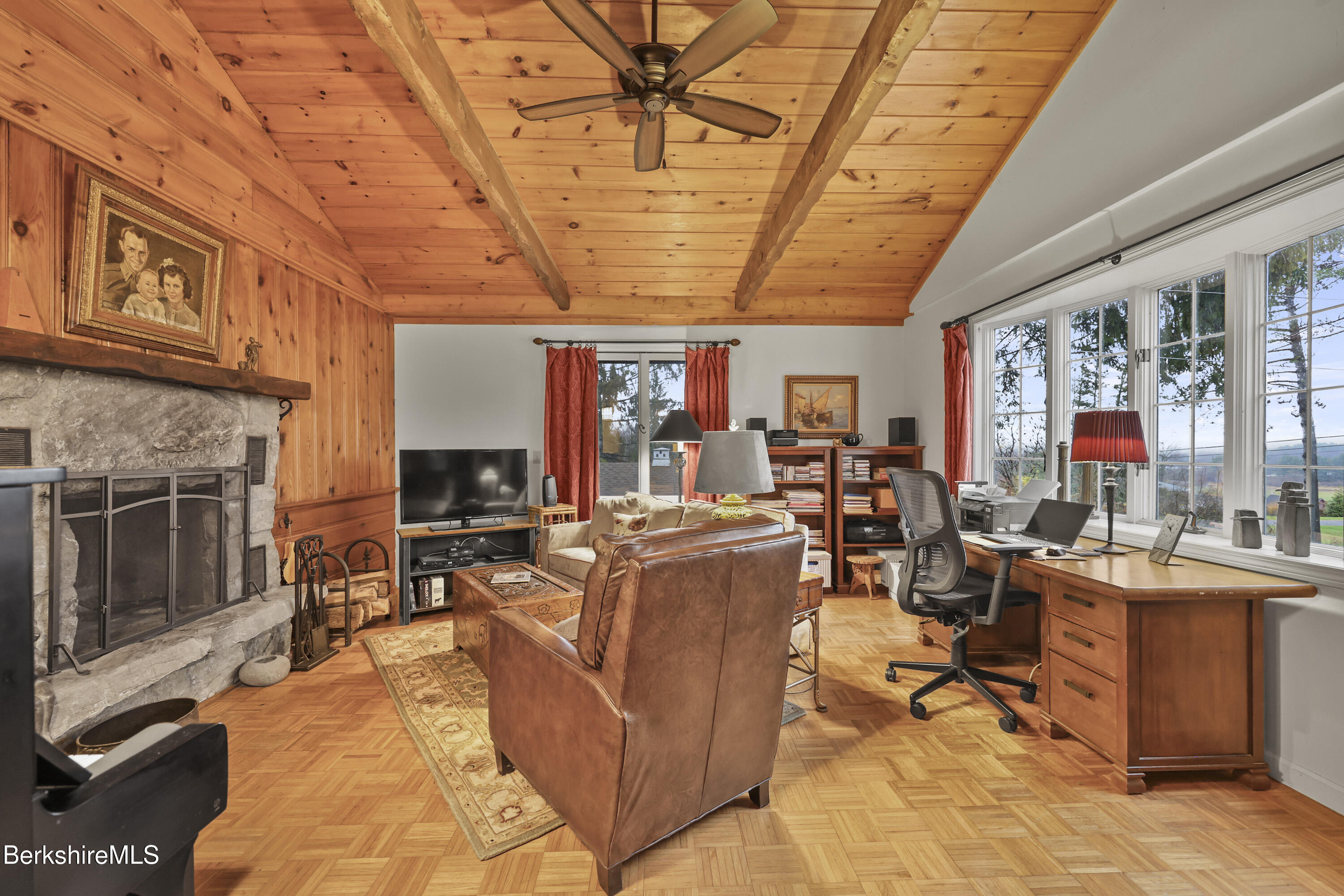 36 West Center Road West Stockbridge, MA 01266 - Photo 6 of 30 a living room with furniture and a fireplace
