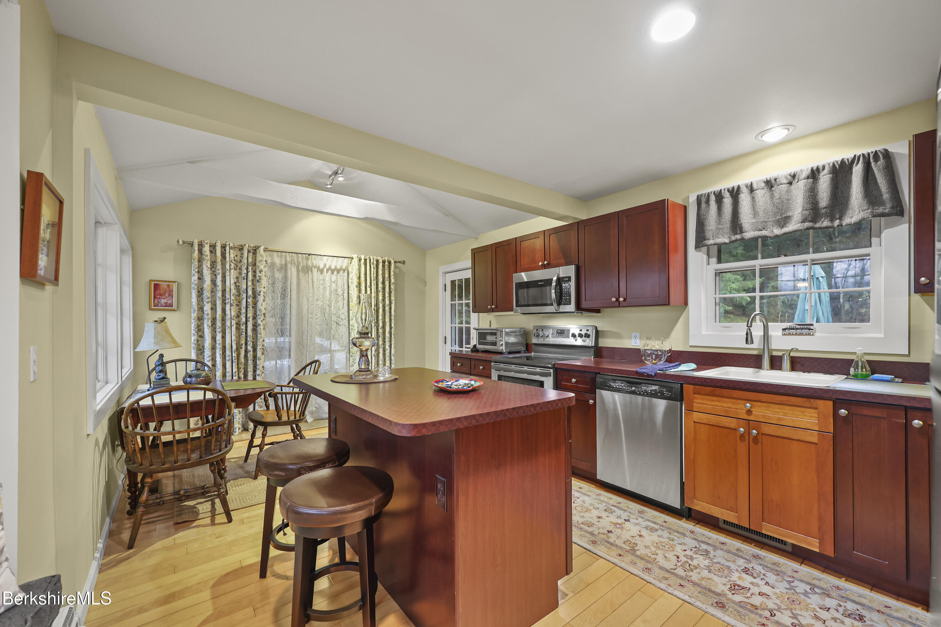 36 West Center Road West Stockbridge, MA 01266 - Photo 9 of 30 a kitchen with granite countertop a sink and stove