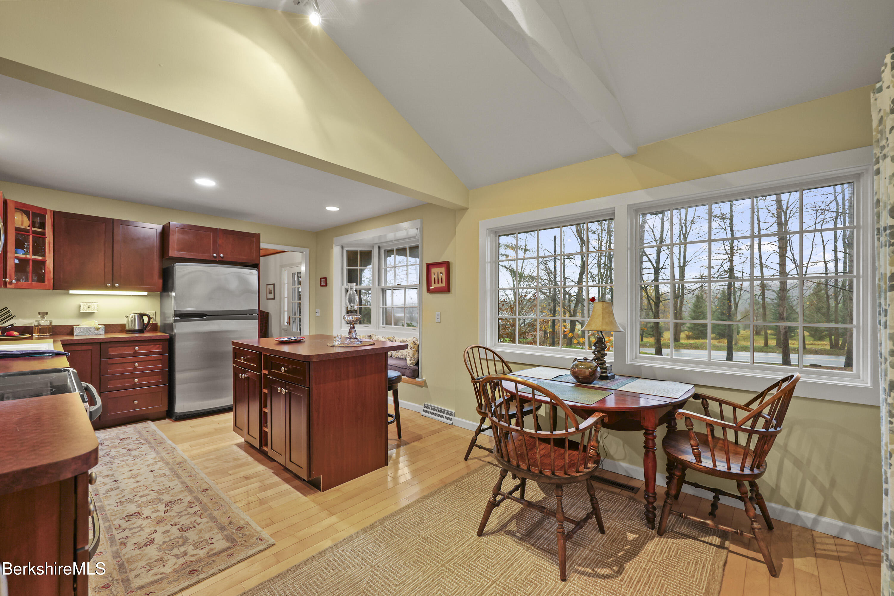 36 West Center Road West Stockbridge, MA 01266 - Photo 10 of 30 a view of a dining room with furniture window and outside view