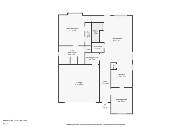 $1,835 | 5049 Rifle Road, Conroe, TX 77303